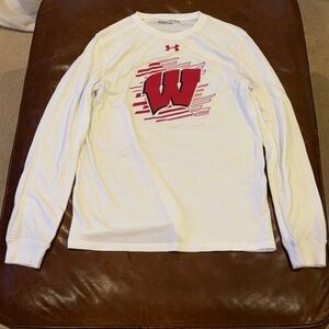 Wisconsinlong sleeve tee shirt size YXL